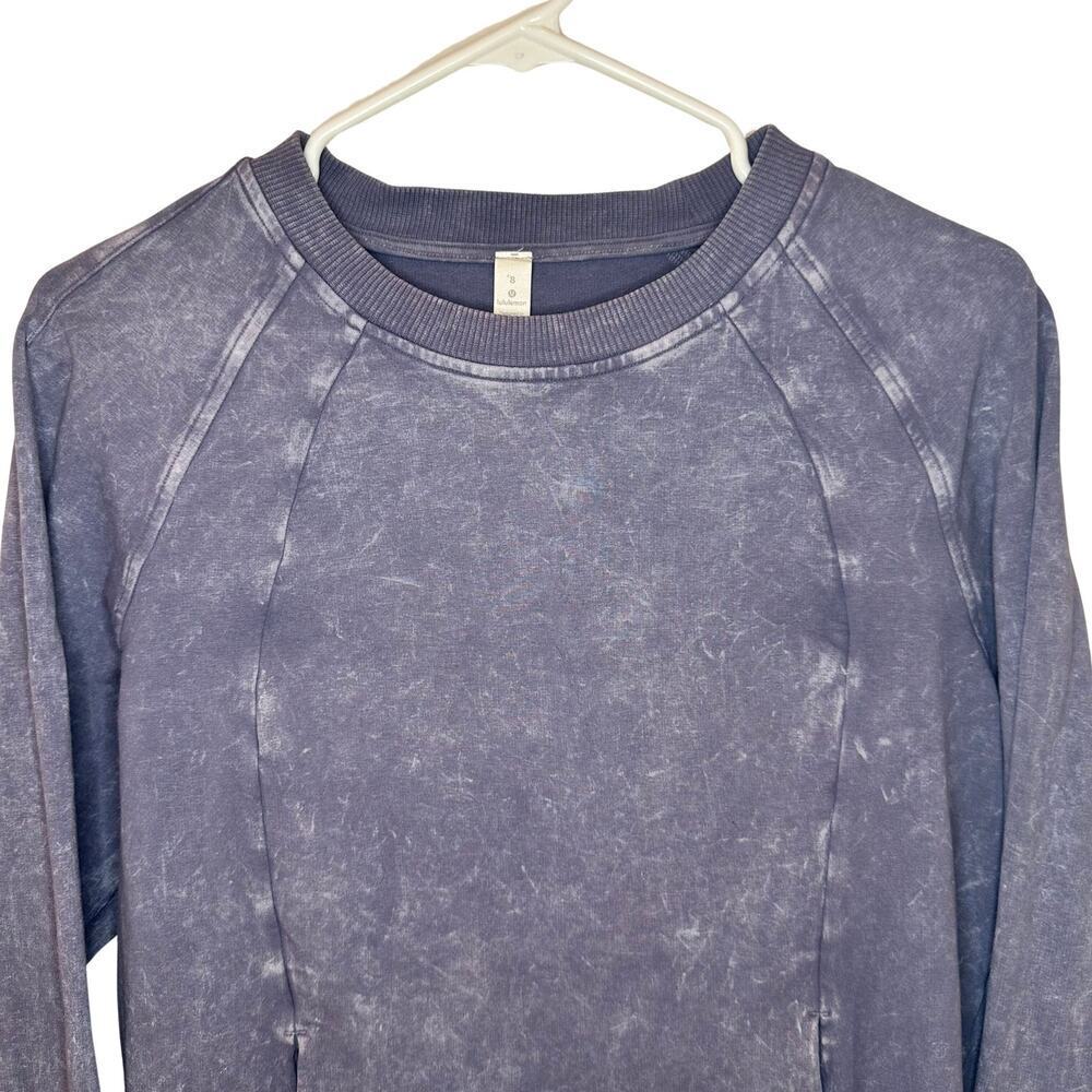 Lululemon Scuba Crew *Wash – Washed Purple Quartz – Size 8 – Comfy Chic 💜 - Picture 6 of 11